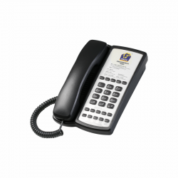 Kinhao KT83AS - Телефон для гостиничных номеров, черного цвета